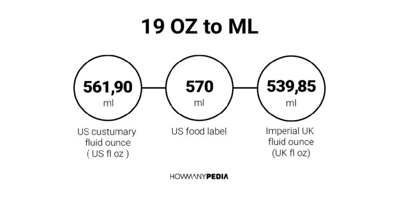 19 OZ to ML