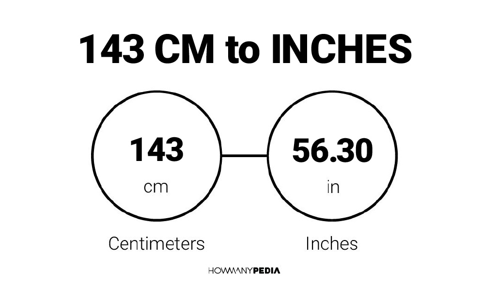 143 cm 2025 in feet