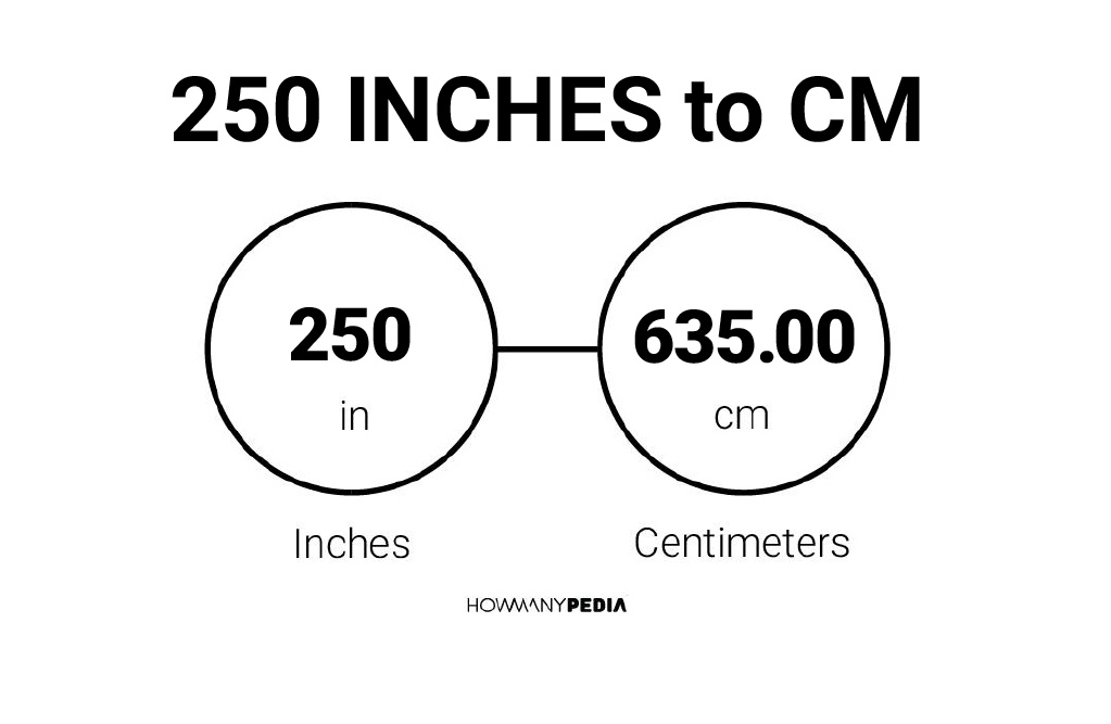 250-inches-to-cm-howmanypedia