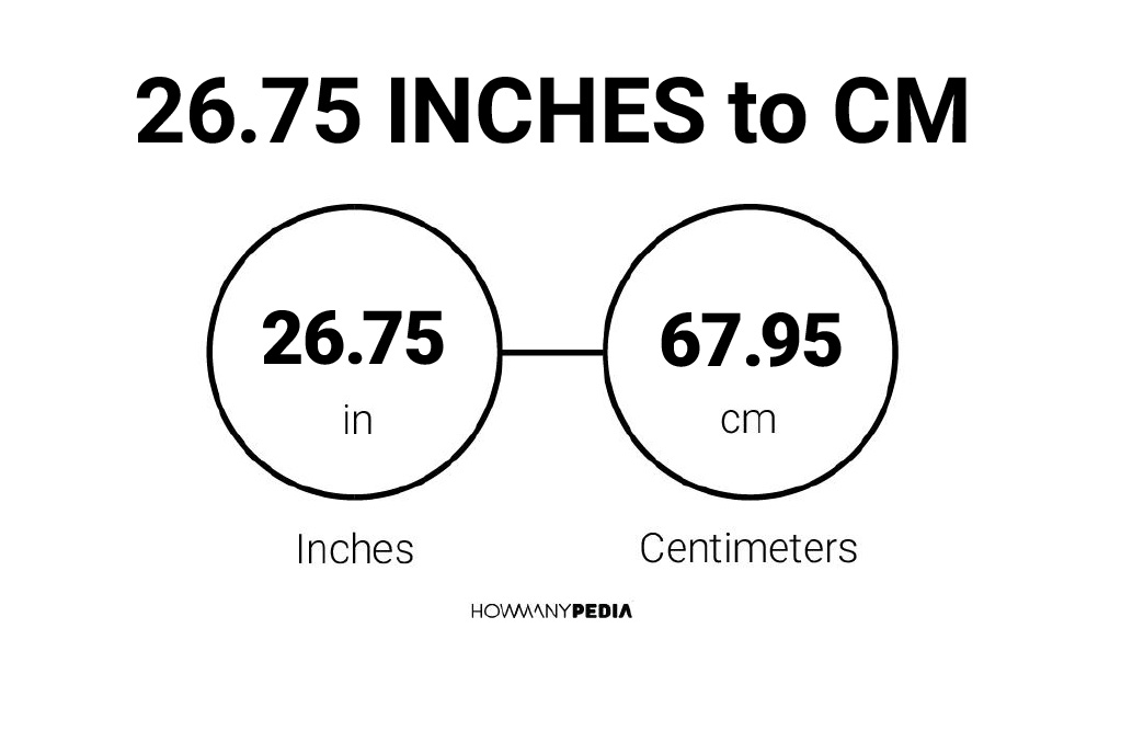 26 5 shop inches in cm