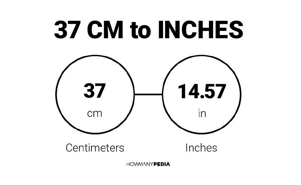 37 CM To Inches Howmanypedia