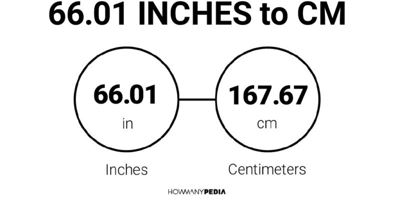 66.01 Inches to CM