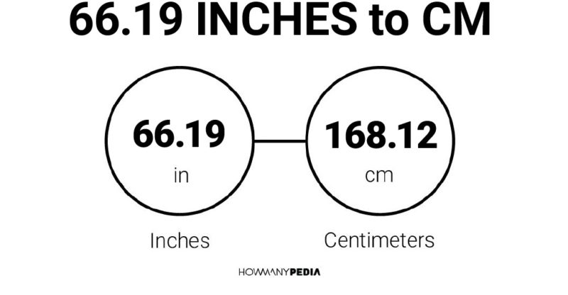 66.19 Inches to CM