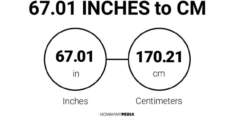 67.01 Inches to CM