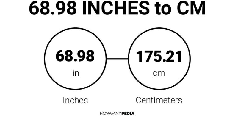 68.98 Inches to CM