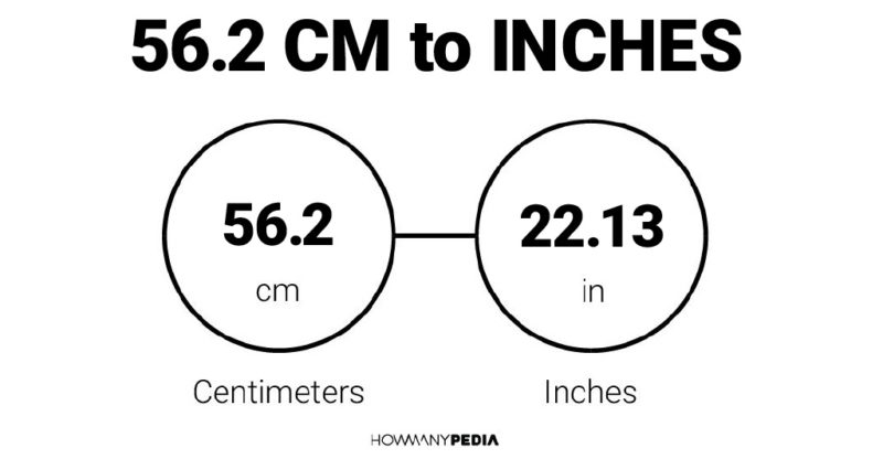 56.2 CM to Inches