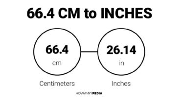 66.4 CM to Inches