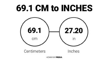 69.1 CM to Inches