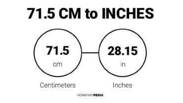 71.5 CM to Inches