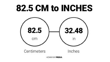 82.5 CM to Inches