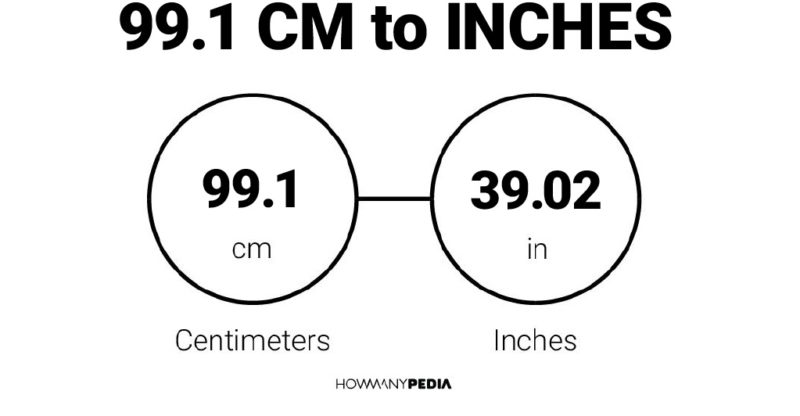 99.1 CM to Inches