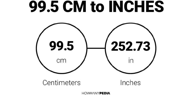 99.5 CM to Inches