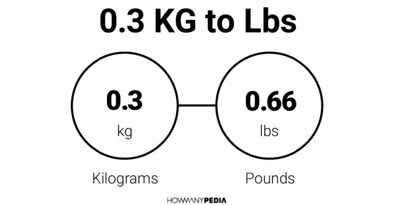 0.3 KG to Lbs