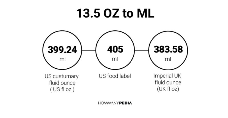 13.5 OZ to ML