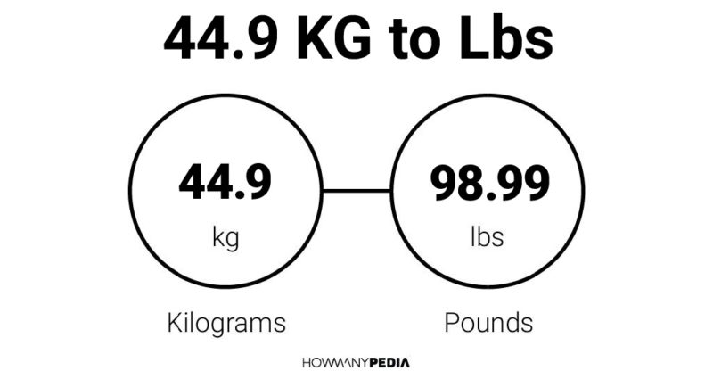 44.9 KG to Lbs - Howmanypedia.com