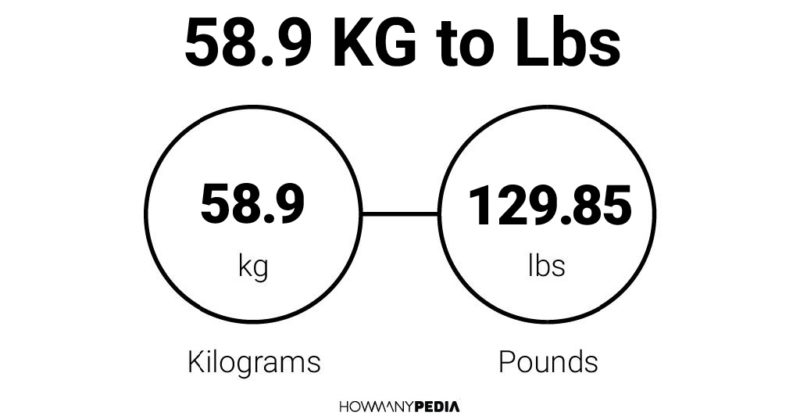 58.9 KG to Lbs - Howmanypedia.com