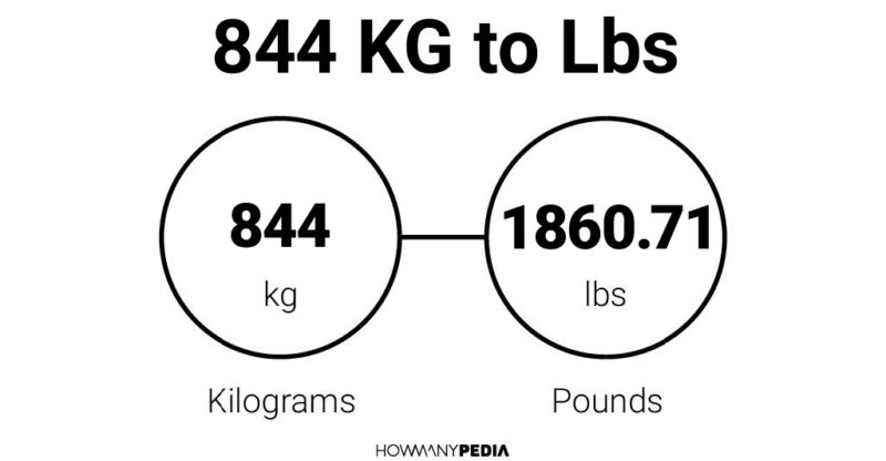 844 KG to Lbs