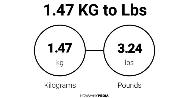 1.47 KG to Lbs