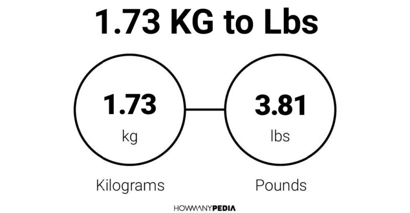 1.73 KG to Lbs – Howmanypedia.com