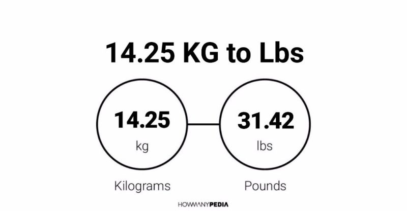 14.25 KG to Lbs – Howmanypedia.com