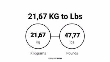 21.67 KG to Lbs