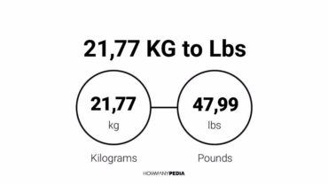 21.77 KG to Lbs