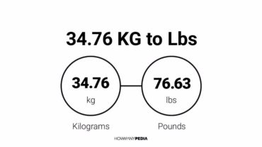 34.76 KG to Lbs