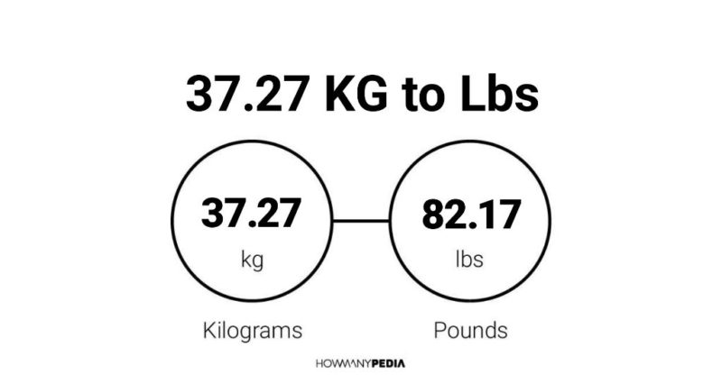 37.27 KG to Lbs