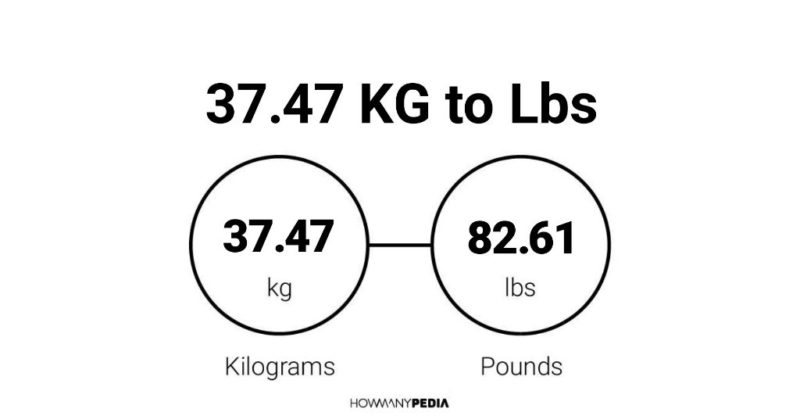 37.47 KG to Lbs