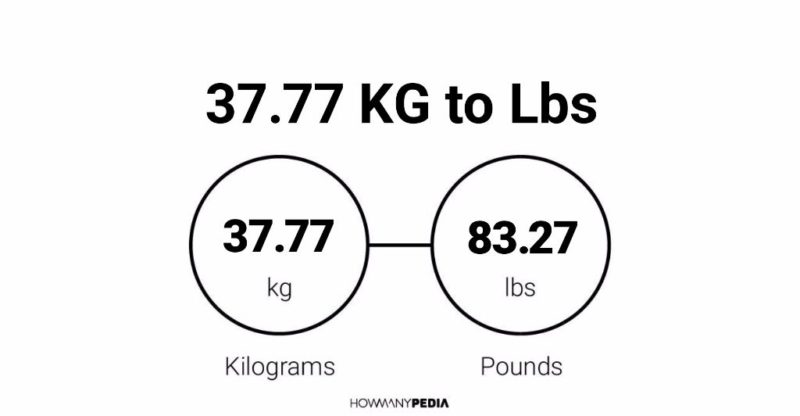 37.77 KG to Lbs