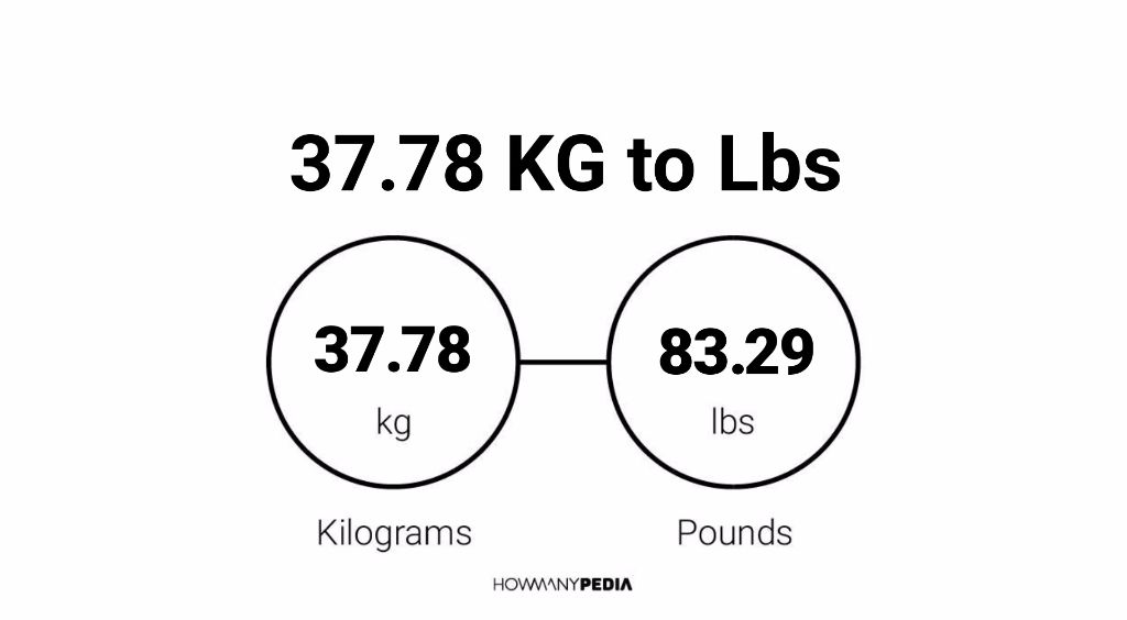 37.78 KG to Lbs