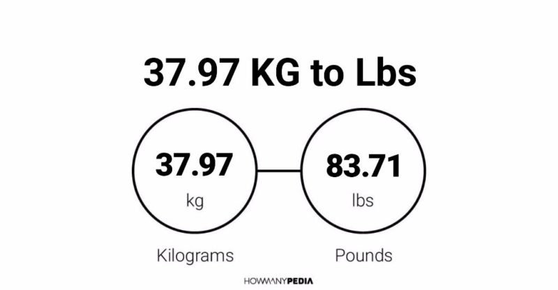 37.97 KG to Lbs