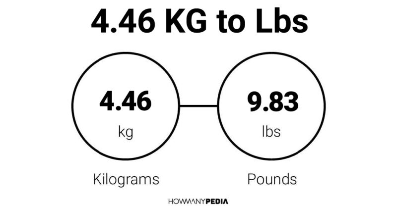 4.46 KG to Lbs