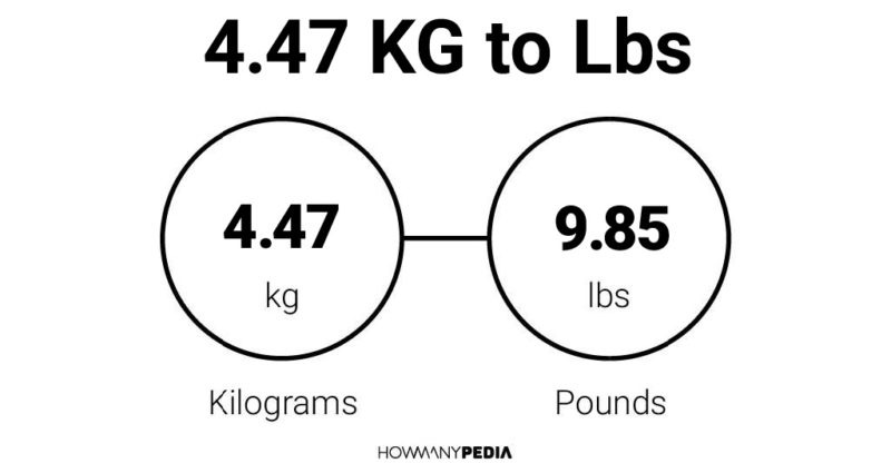 4.47 KG to Lbs