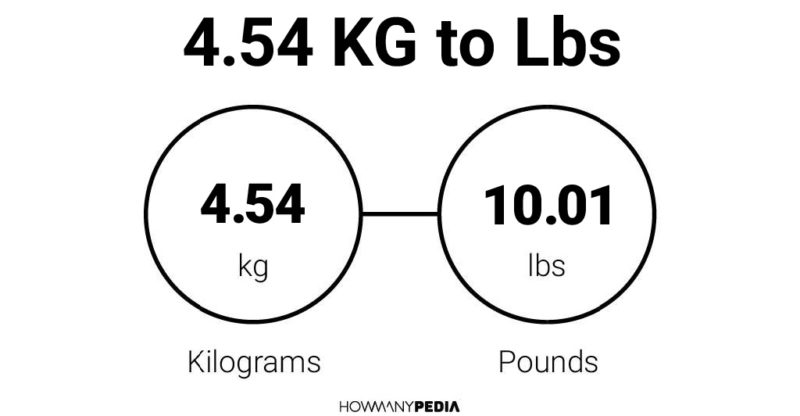 4.54 KG to Lbs