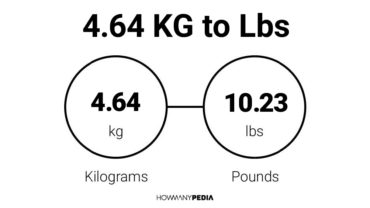 4.64 KG to Lbs