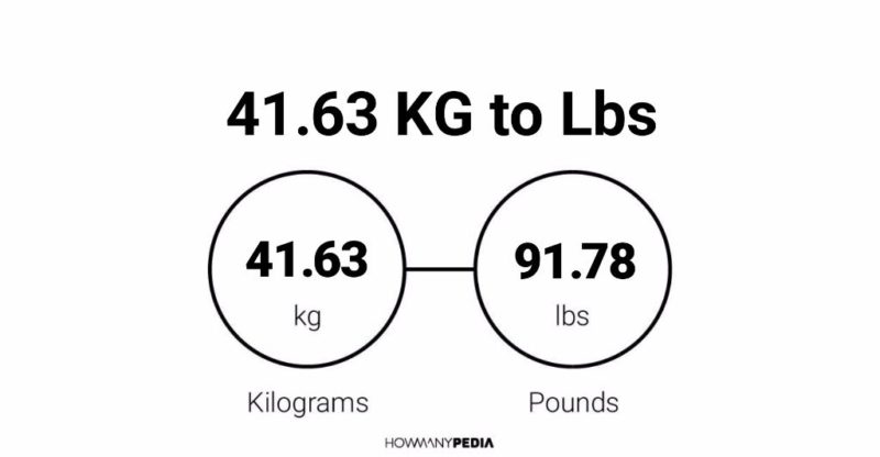 41.63 KG to Lbs