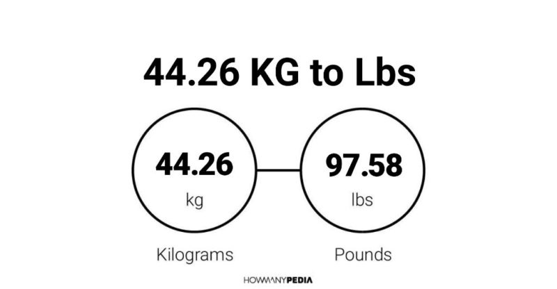 44.26 KG to Lbs