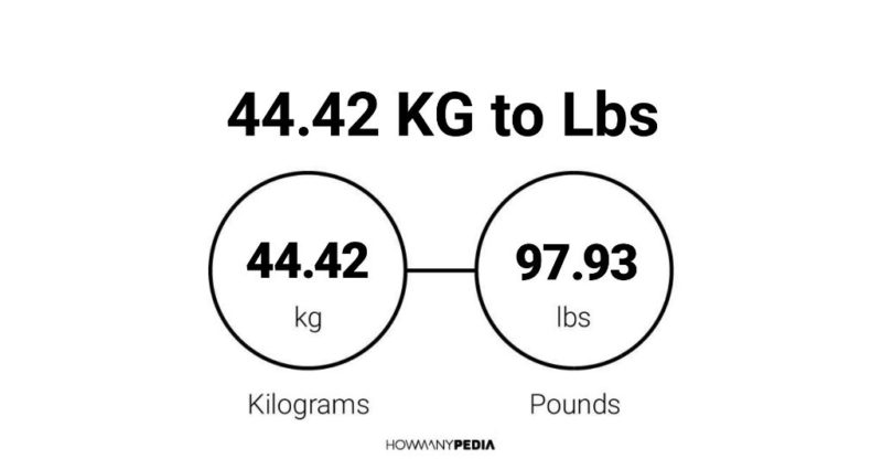 44.42 KG to Lbs