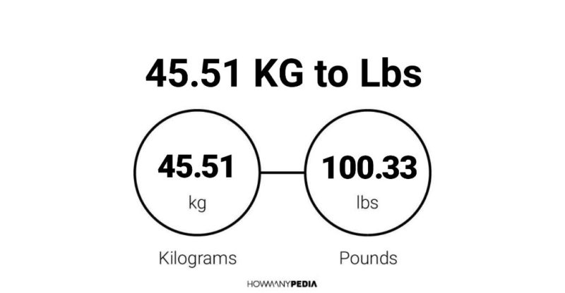 45.51 KG to Lbs