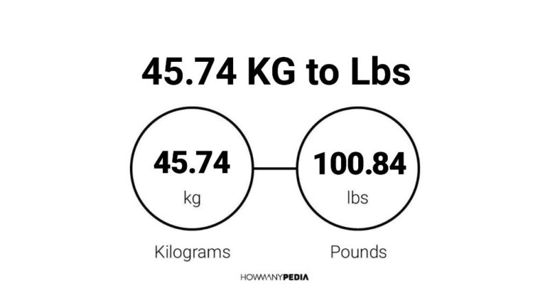 45.74 KG to Lbs