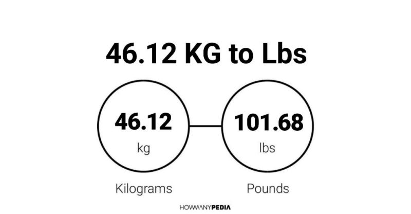 46.12 KG to Lbs