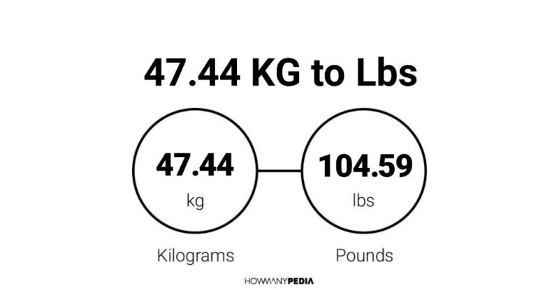 47.44 KG to Lbs