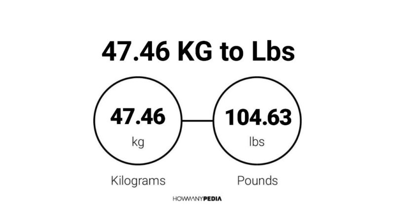 47.46 KG to Lbs