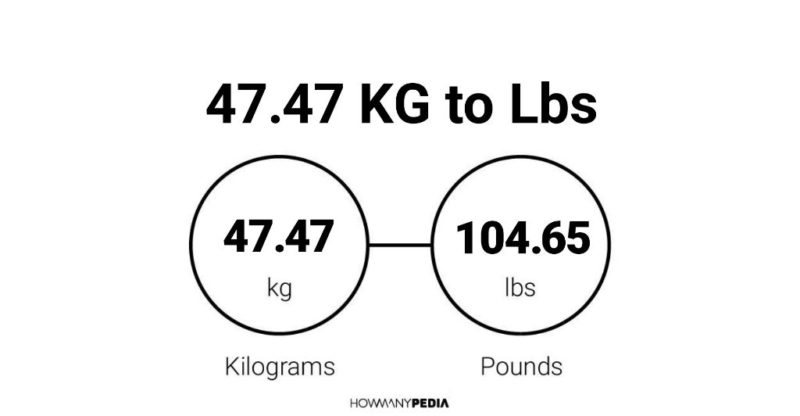 47.47 KG to Lbs