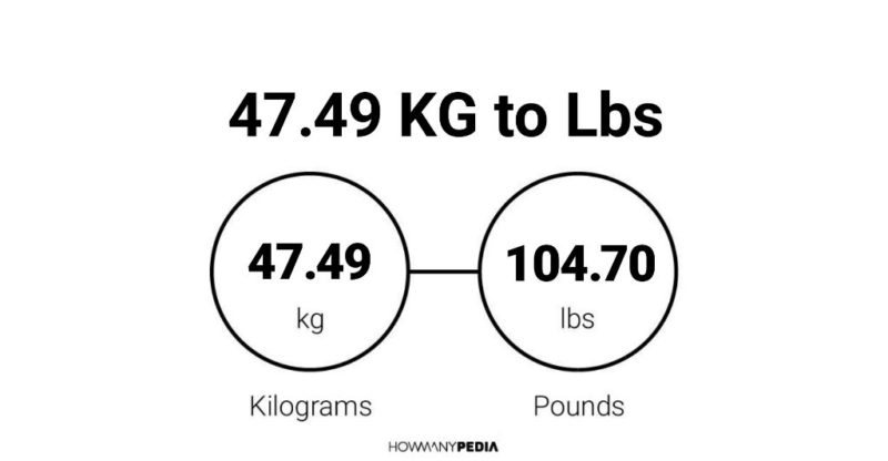 47.49 KG to Lbs