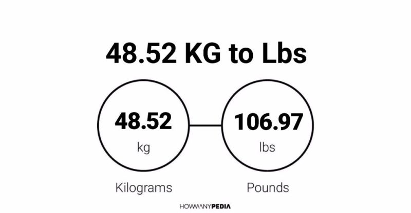 48.52 KG to Lbs