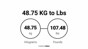 48.75 KG to Lbs