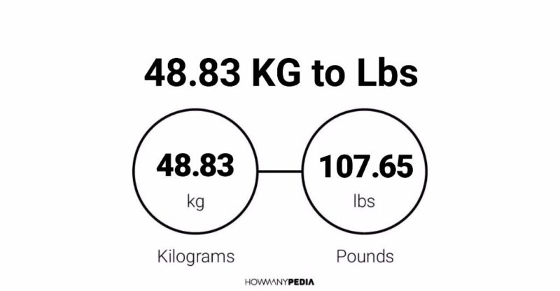 48.83 KG to Lbs