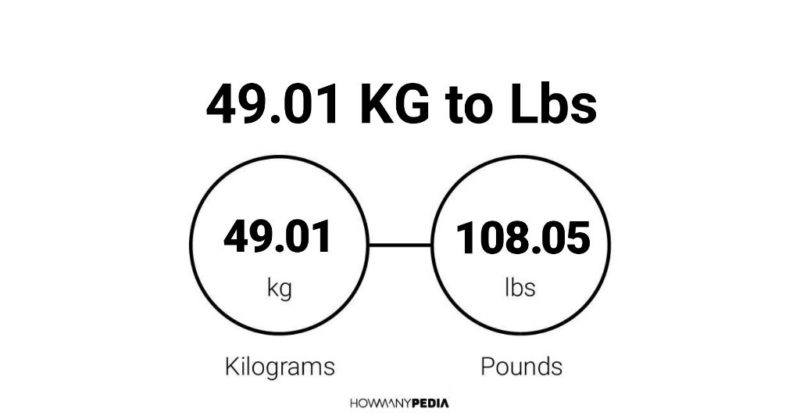 49.01 KG to Lbs